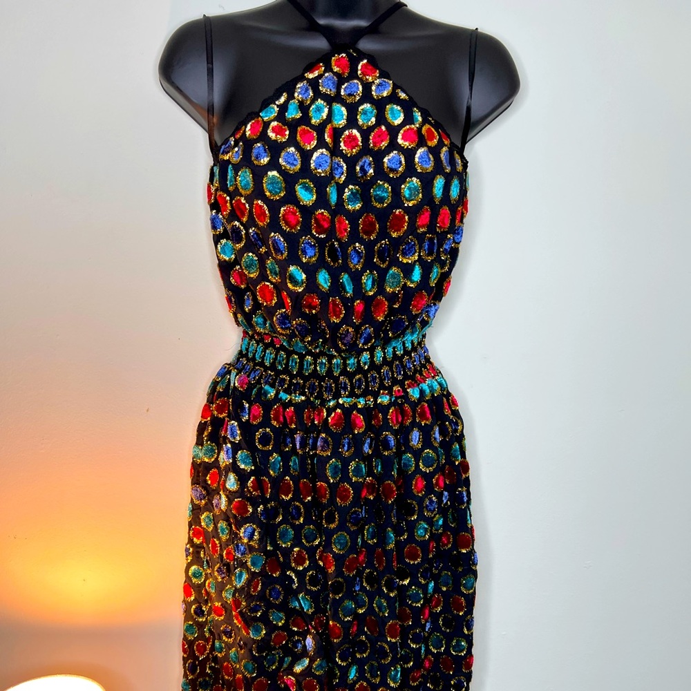 Halter midi dress